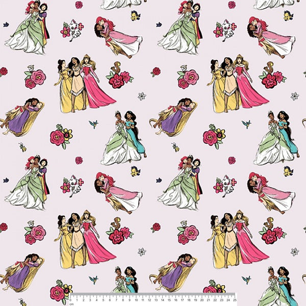 LC2832 Disney Princess Floral & Friends