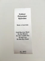 Care Instructions Sewing Labels - 30 different contents to choose