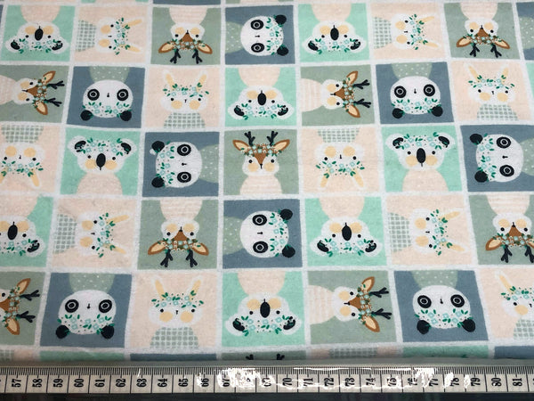 Flannel - F70 Playful Animal Block 1