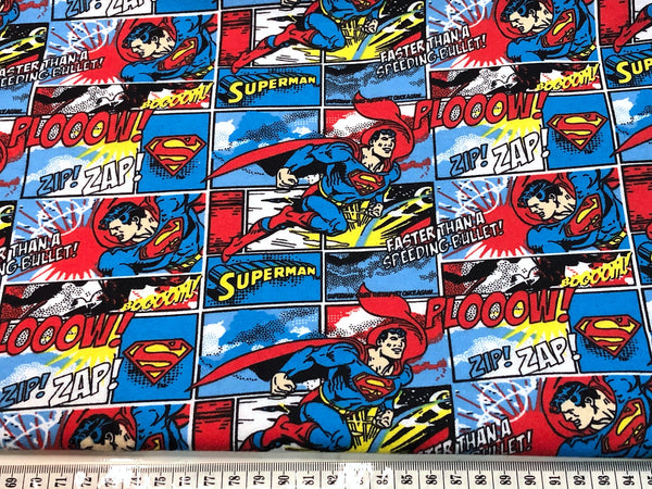 Flannel - F79 Superman Comic Blocks