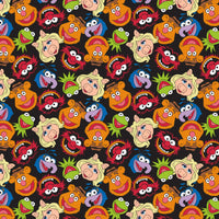 Flannel - F91 Sesame Street Muppet Cast Black