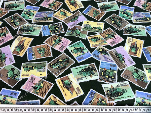 JD72 John Deere Vintage John Deere Stamps Green