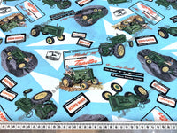 JD86 John Deere Model M Tractor Collage