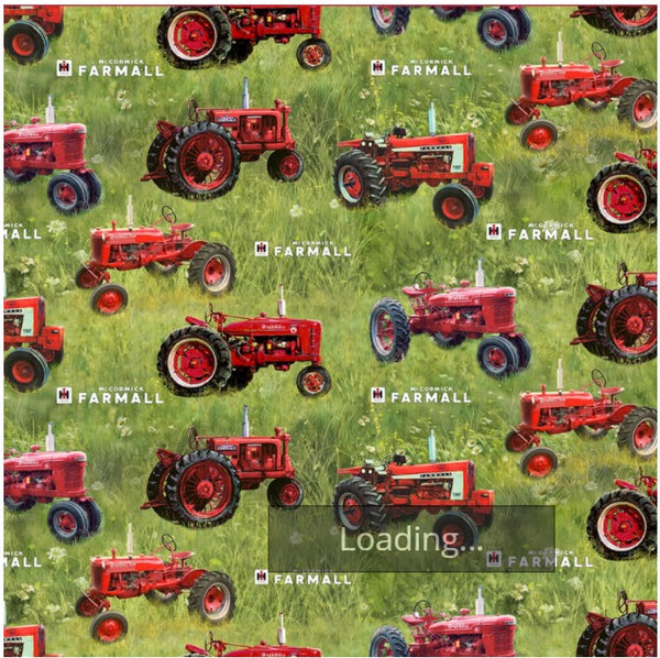 JD93 Farmall Sweet Farmhouse Tossed Tractors