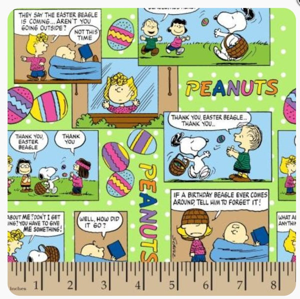 LC1963 Peanuts Easter Comics