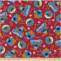 LC1982 Sesame Street Cookie Monster Red