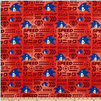 LC951 Sega Sonic The Hedgehog Sonic Heads Red