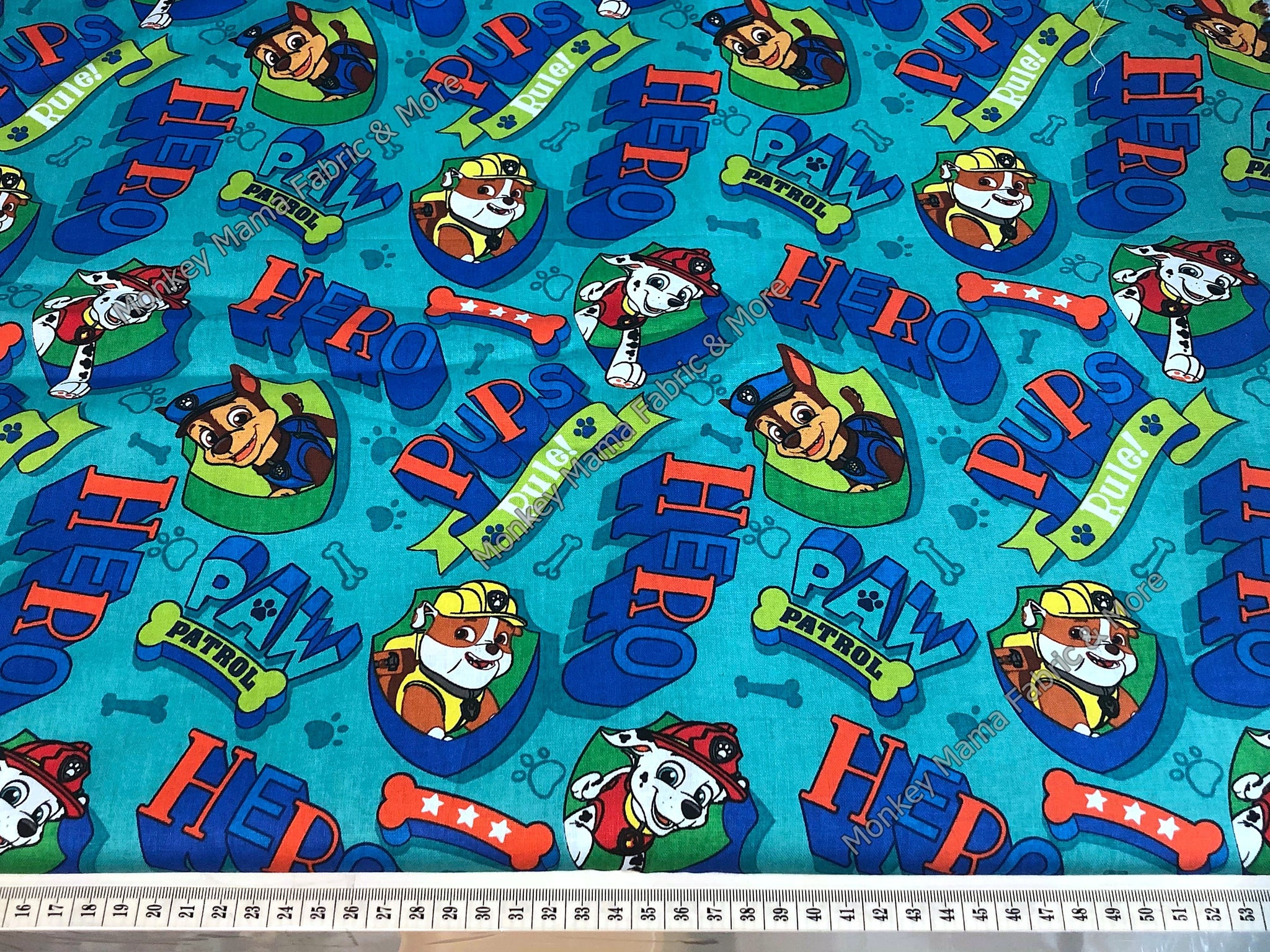 Paw patrol jersey fabric best sale