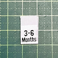 Woven Size Labels