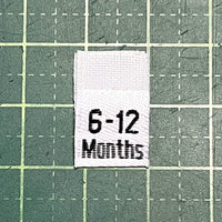 Woven Size Labels