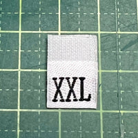 Woven Size Labels