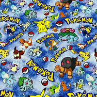 LC2293 Pokemon Characters Toss Blue