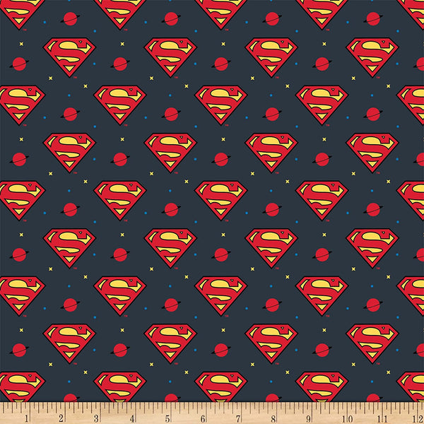 LC1794 Young DC Justice League Jr Superman Logo Indigo