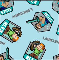 LC2075 Minecraft Steve and Alex Badges