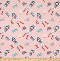 LC2204 DC Wonder Woman II Words of Affirmation Light Pink