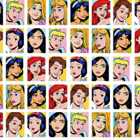 LC2212 Disney Princess Grid Faces