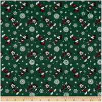 LC2265 Character Winter Holiday III Collection Festive Mickey Green