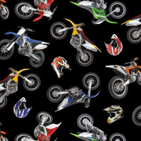 N78 In Motion Dirt Bikes Toss Black